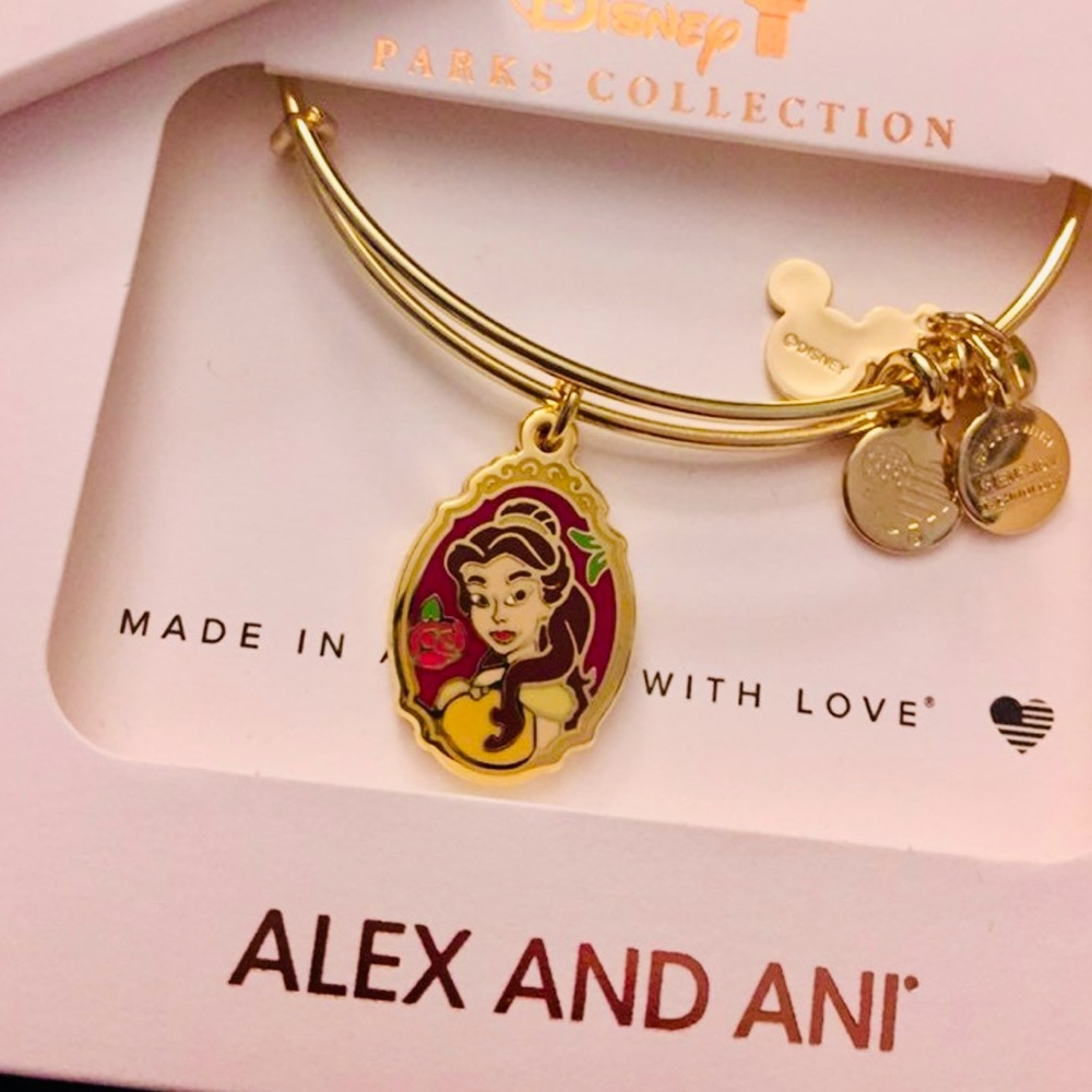 Rare Disney’s park’s collection Belle Alex & Ani gold bangle